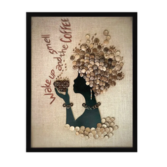 Coconut Decor Painting Waking Up With Coffee