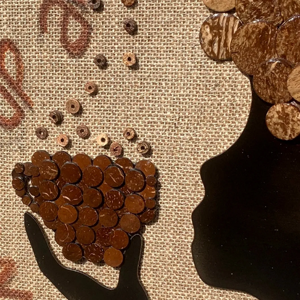 Coconut Decor Painting Waking Up With Coffee