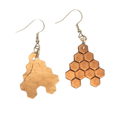 Coconut Beeswax Earrings