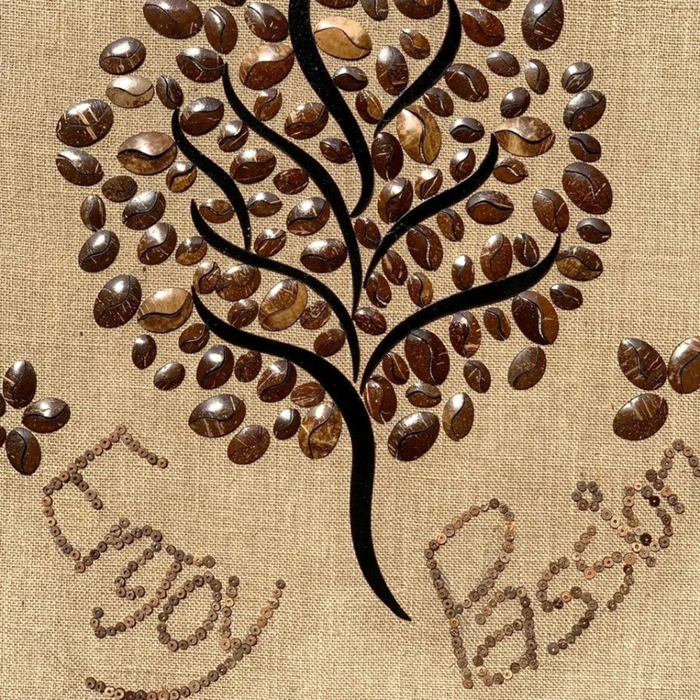 Coconut Decor Painting  Coffee Tree