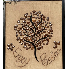 Coconut Decor Painting  Coffee Tree