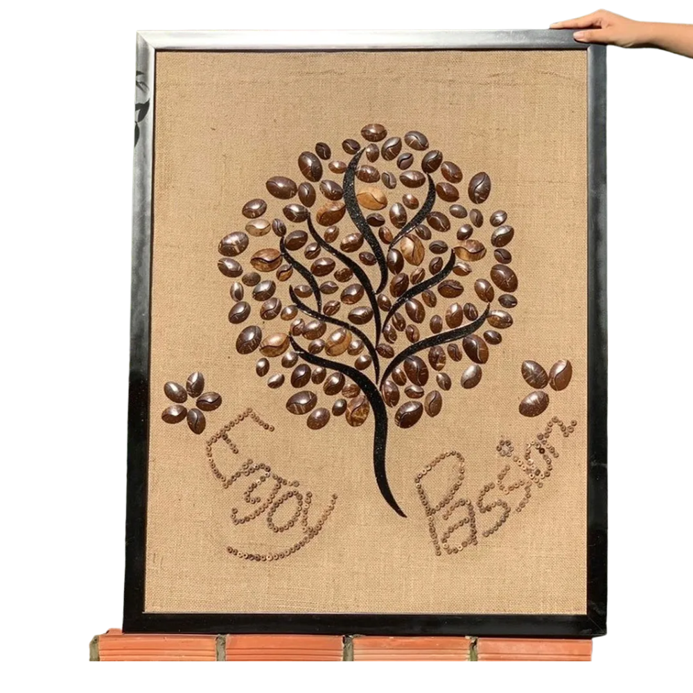 Coconut Decor Painting  Coffee Tree