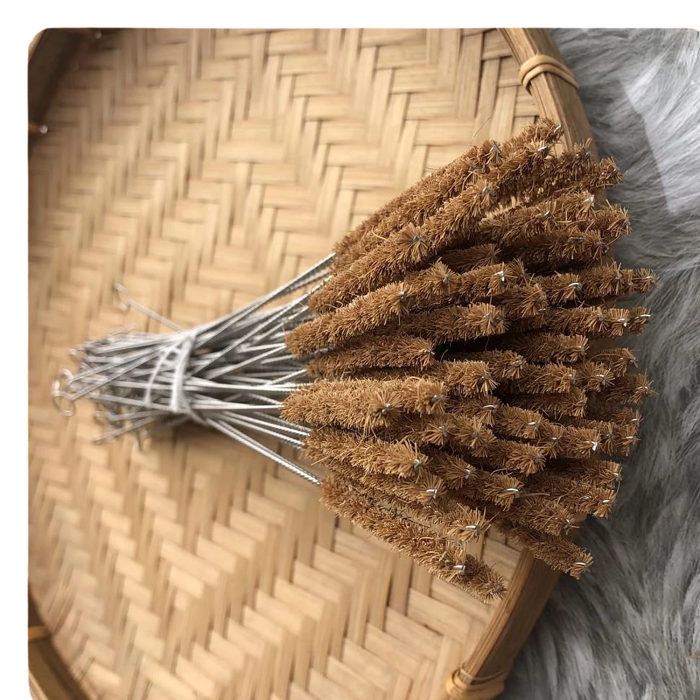Coconut Fiber Straw Cleaning Brush