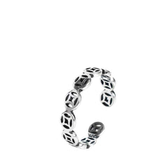 Coin-Shaped Rings for Women Handcrafted 925 Sterling Silver