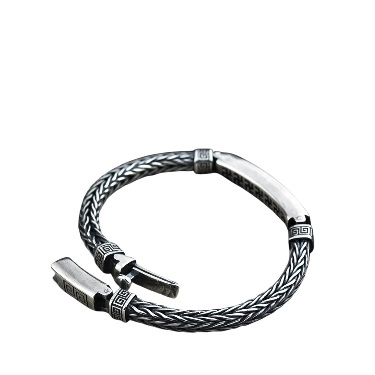 Cool Men's Bracelet Handcrafted 925 Sterling Silver