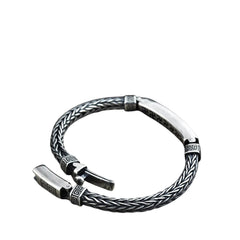 Cool Men's Bracelet Handcrafted 925 Sterling Silver