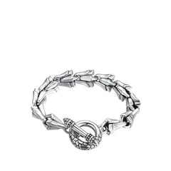 Cool Men's Bracelet Handcrafted 925 Sterling Silver