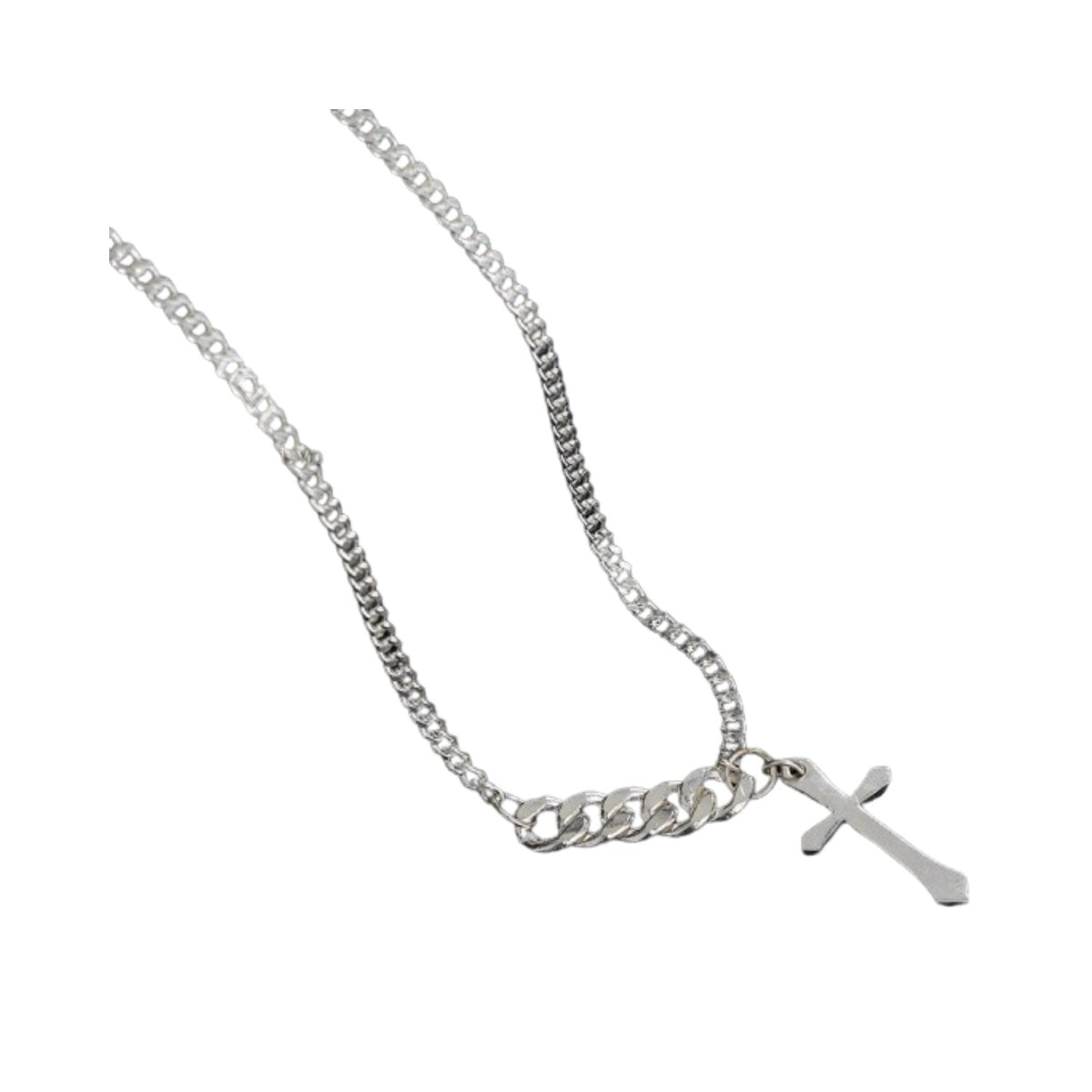 Cross Pendant Necklace Handcrafted 925 Sterling Silver