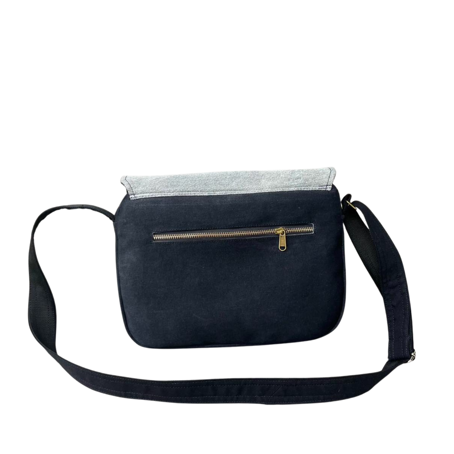 Handmade Upcycled Denim Crossbody Bag