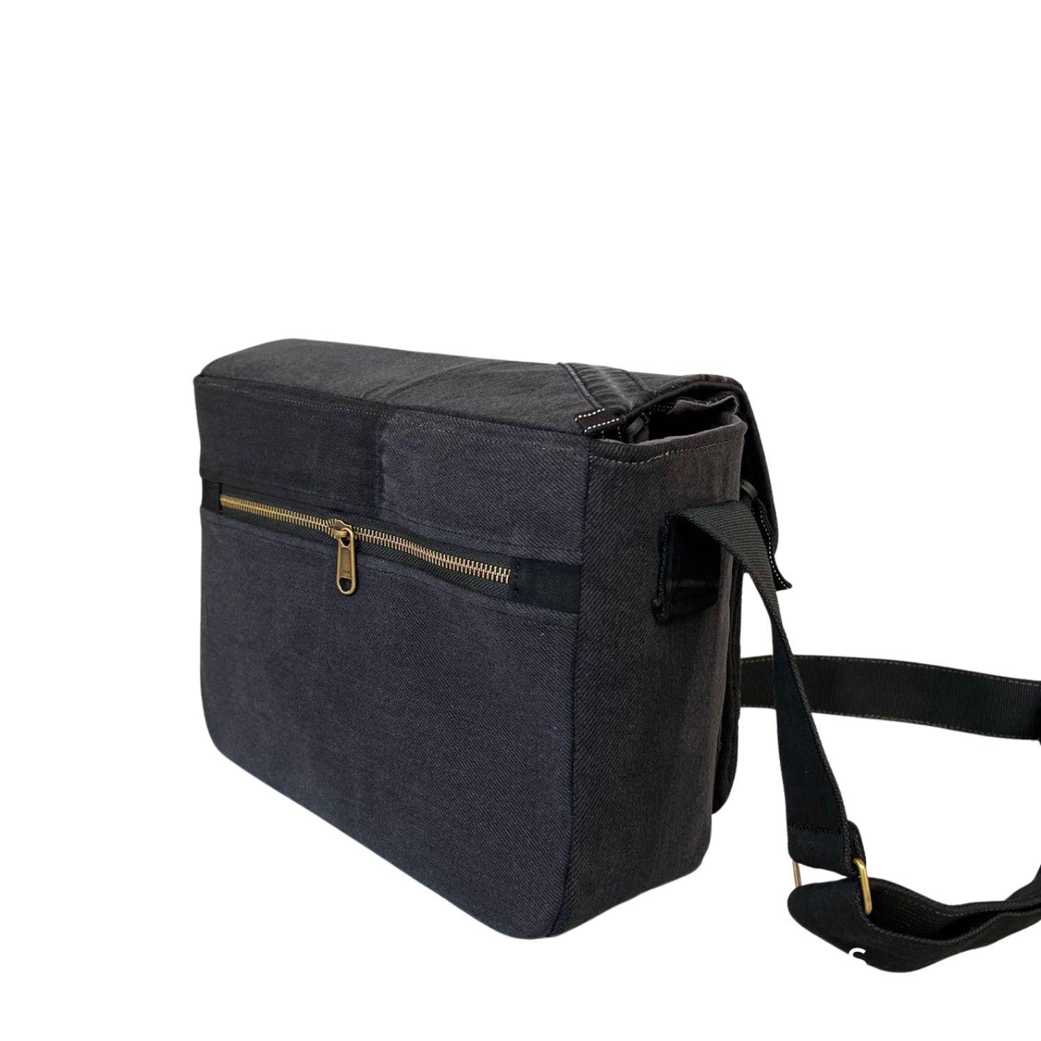 Handmade Upcycled Denim Crossbody Bags For Men