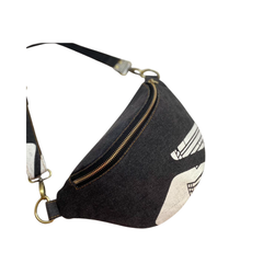 Handmade Upcycled Denim Crossbody Bag