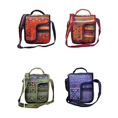 Hand-Woven Brocade Crossbody Bag