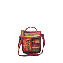 Hand-Woven Brocade Crossbody Bag