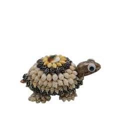 Decorative Turtle Made Of Seashell