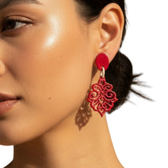 Elegant And Noble Lacquer Earrings 5