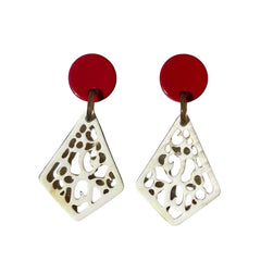 Elegant And Noble Lacquer Earrings