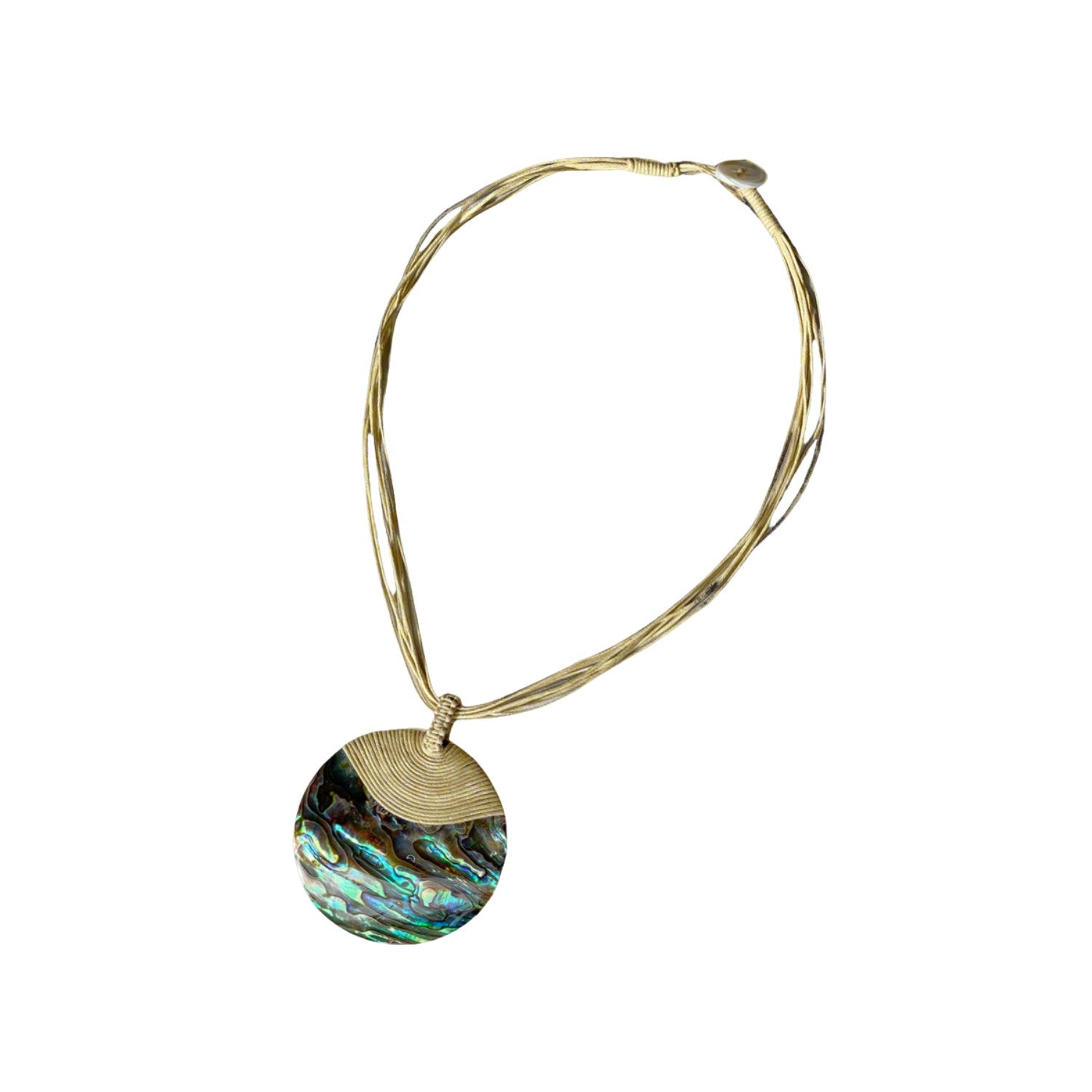 Elegant Handcrafted Abalone Shell Necklace 1