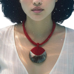 Elegant Handcrafted Pearl Shell Necklace 1