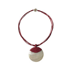 Elegant Handcrafted Pearl  Shell Necklace