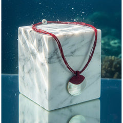 Elegant Handcrafted Pearl  Shell Necklace