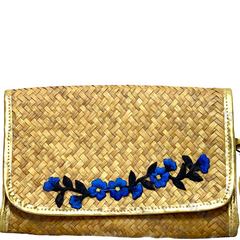 Embroidered Sedge Wallet