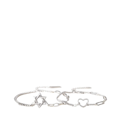 Eternal Heart Couple Bracelet Handcrafted 925 Sterling Silver