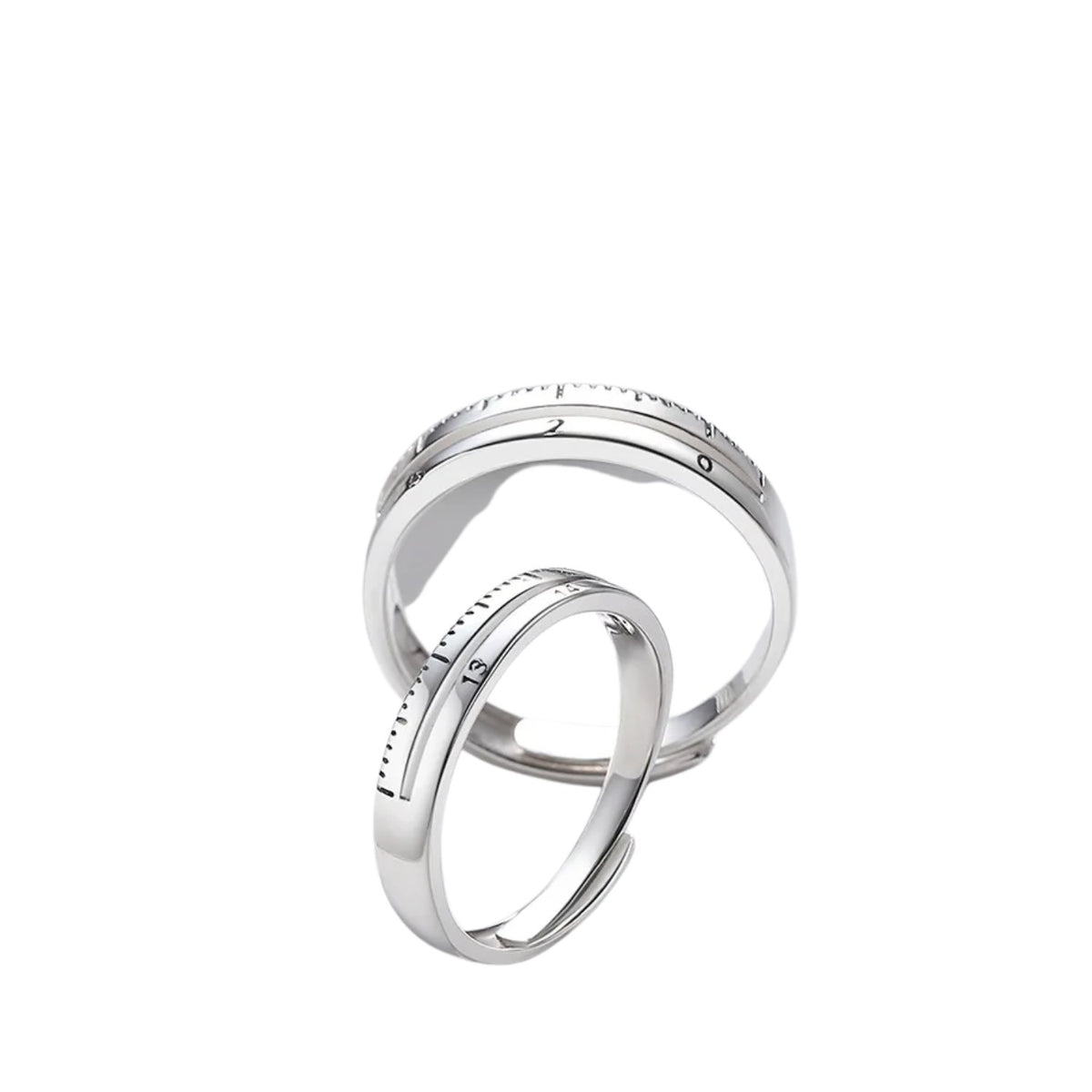 Eternal Love Couple Rings Handcrafted 925 Sterling Silver