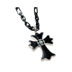 Ethical Handcrafted Buffalo Horn Cross Pendant 1