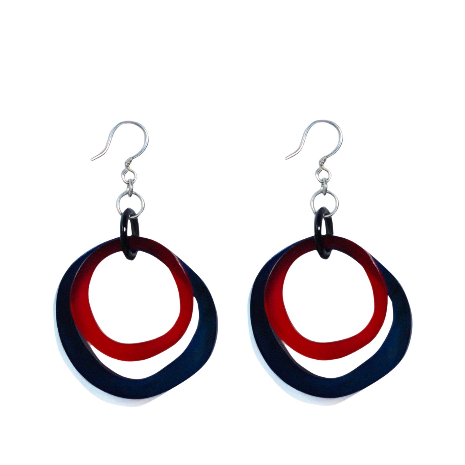 Ethical Handcrafted Buffalo Horn Earring 19