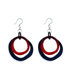 Ethical Handcrafted Buffalo Horn Earring 19
