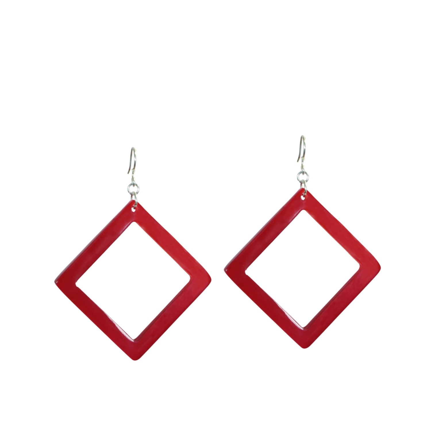 Ethical Handcrafted Buffalo Horn Earring 21