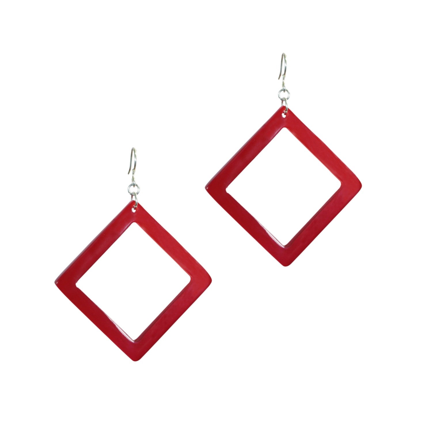 Ethical Handcrafted Buffalo Horn Earring 21