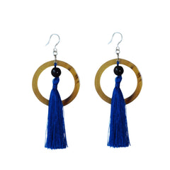 Ethical Handcrafted Buffalo Horn Earring 22