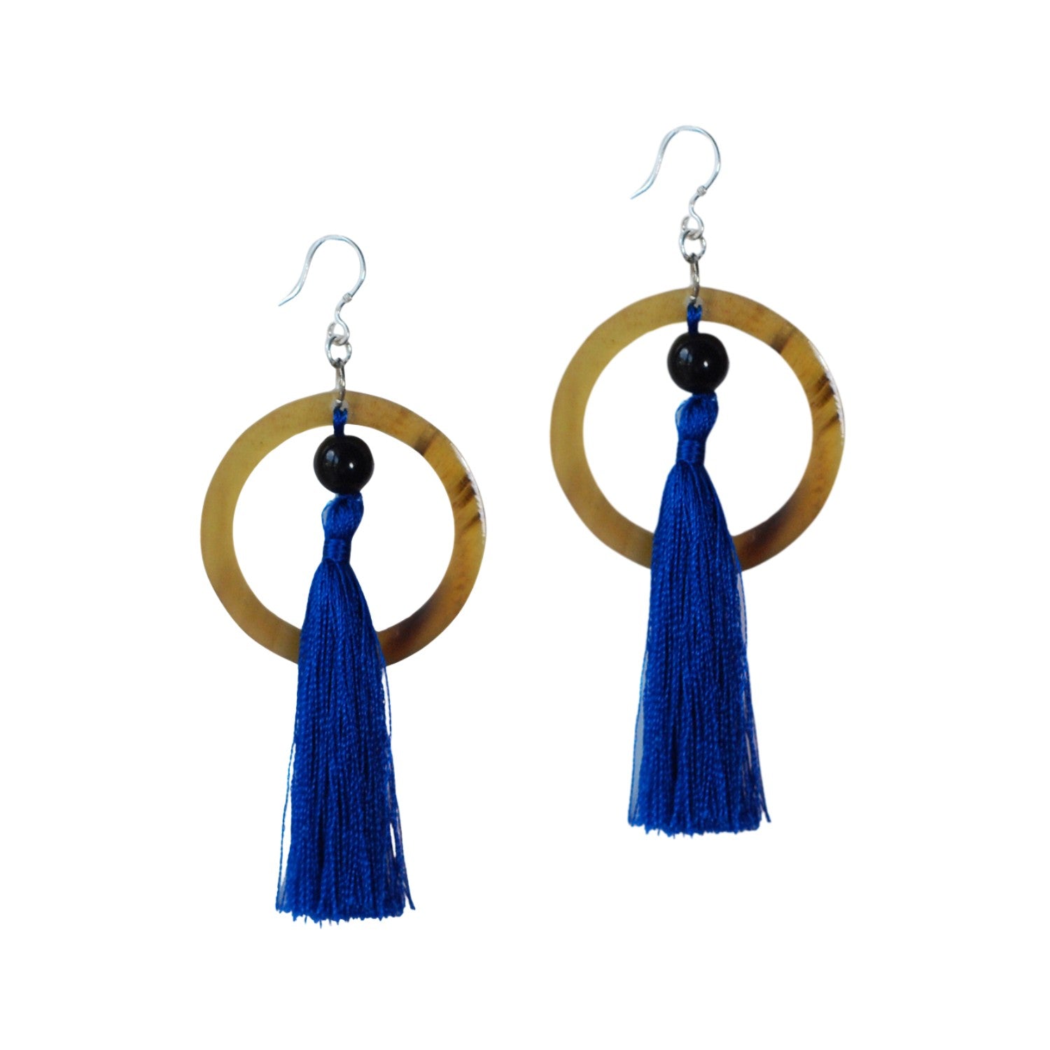Ethical Handcrafted Buffalo Horn Earring 22