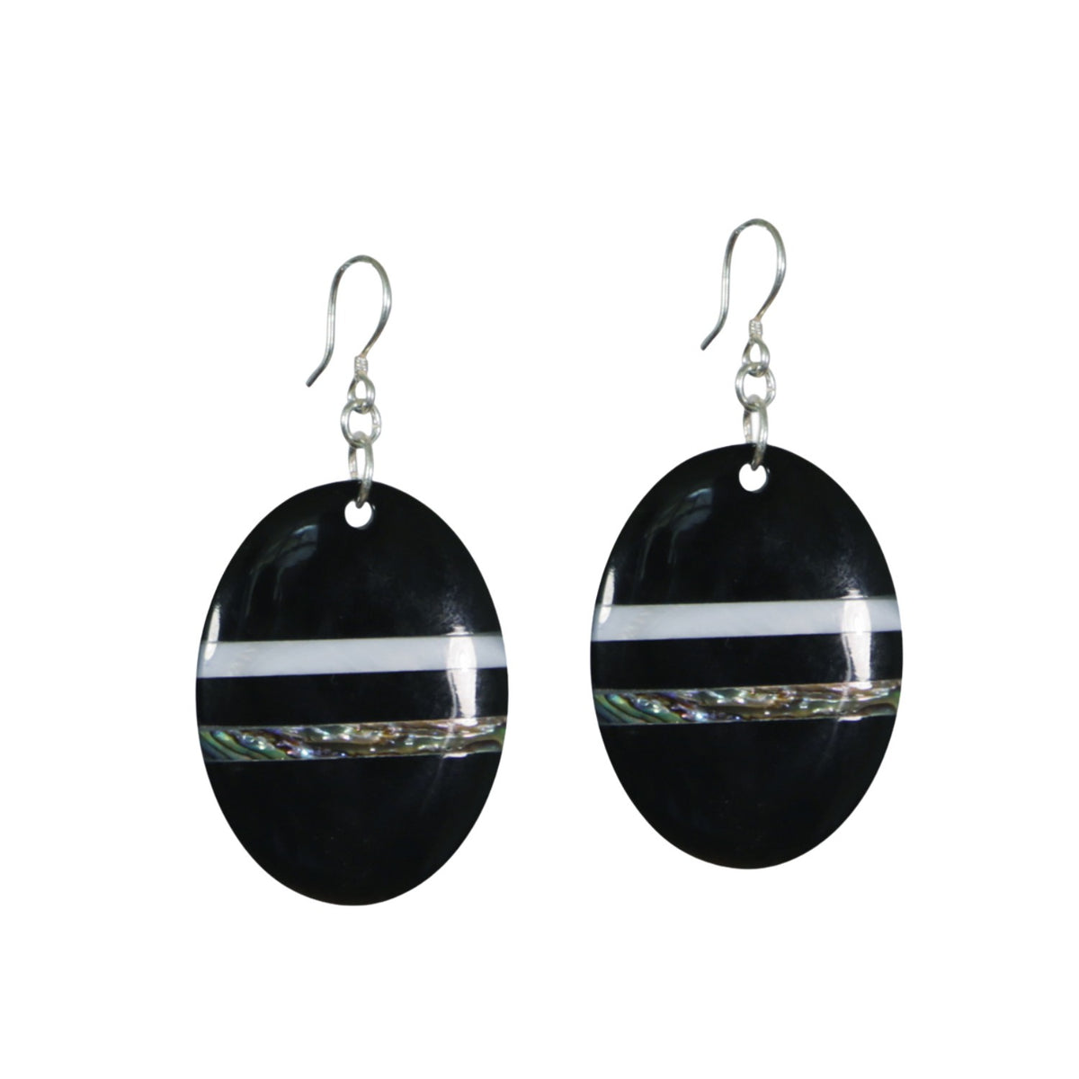 Ethical Handcrafted Buffalo Horn Earring 23