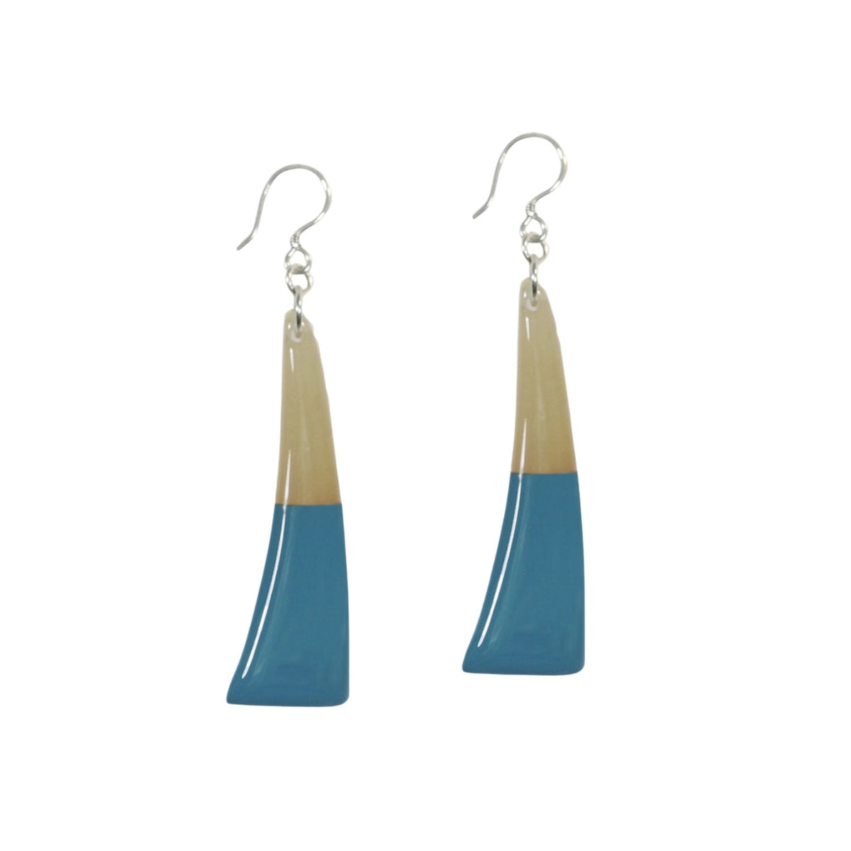 Ethical Handcrafted Buffalo Horn Earring 24