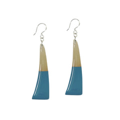 Ethical Handcrafted Buffalo Horn Earring 24