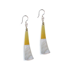 Ethical Handcrafted Buffalo Horn Earring 25