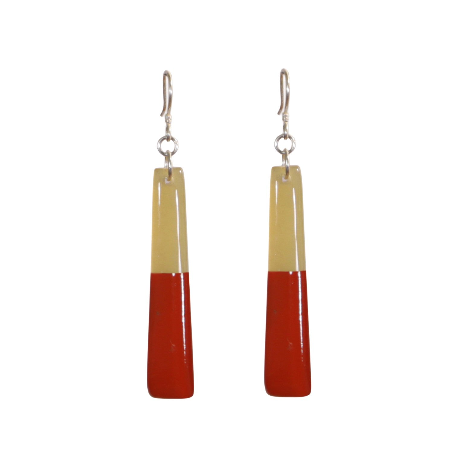 Ethical Handcrafted Buffalo Horn Earring 25