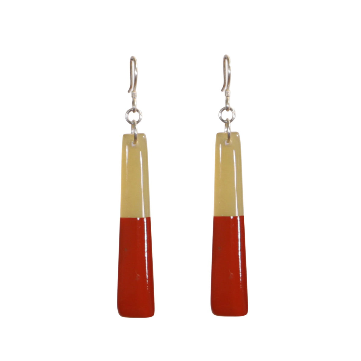 Ethical Handcrafted Buffalo Horn Earring 25