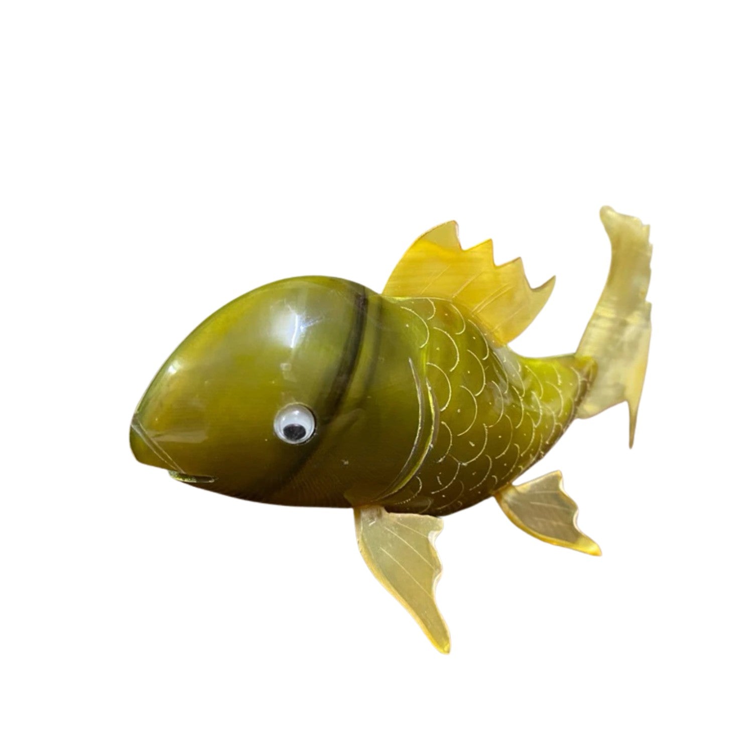 Ethical Handcrafted Buffalo Horn Goldfish