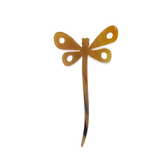 Ethical Handcrafted Buffalo Horn Hair Brooch 7