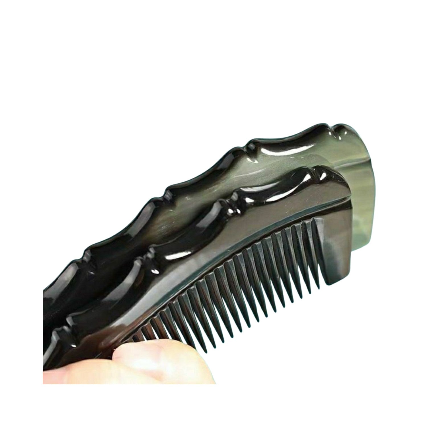 Ethical Handcrafted Buffalo Horn High End Comb 2
