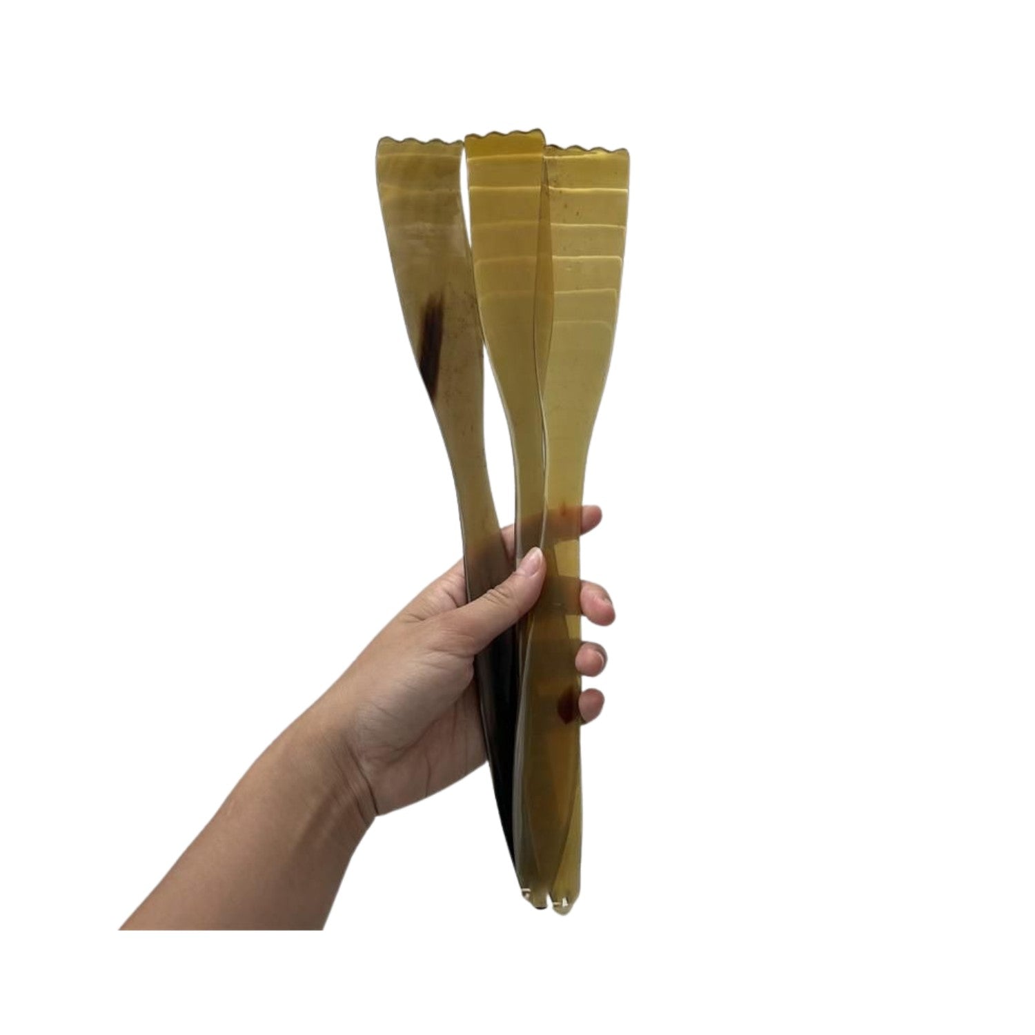 Ethical Handcrafted Buffalo Horn Massage Scratcher