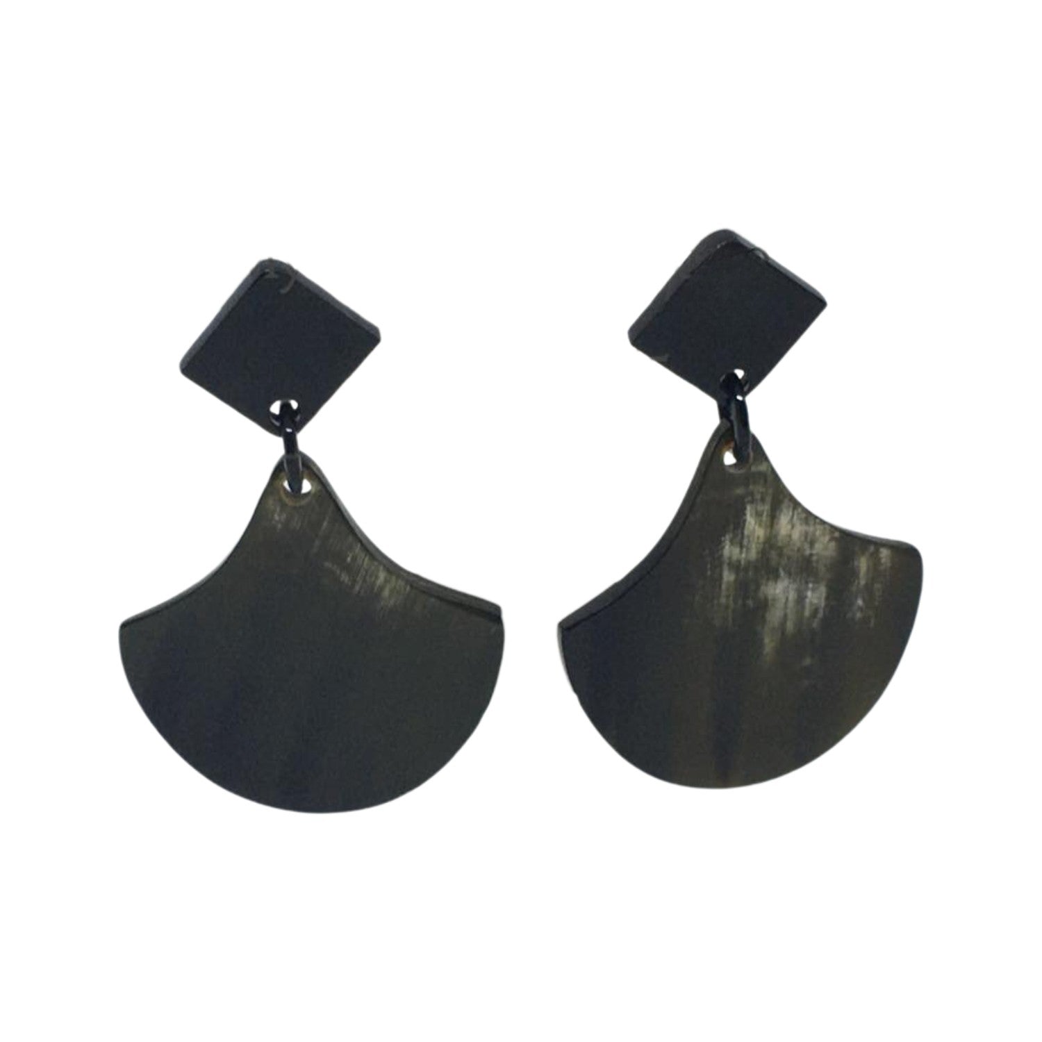 Ethical Handmade Buffalo Horn Luxury Earring 1