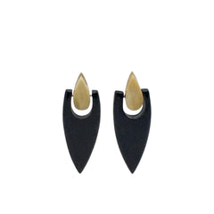 Ethical Handmade Buffalo Horn Luxury Earring 2