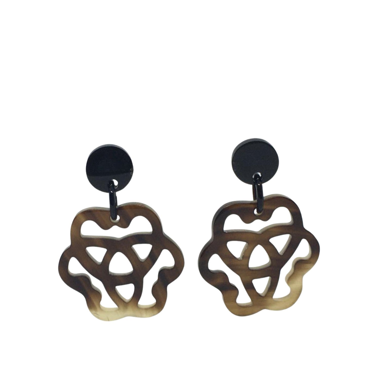 Ethical Handmade Buffalo Horn Luxury Earring 2