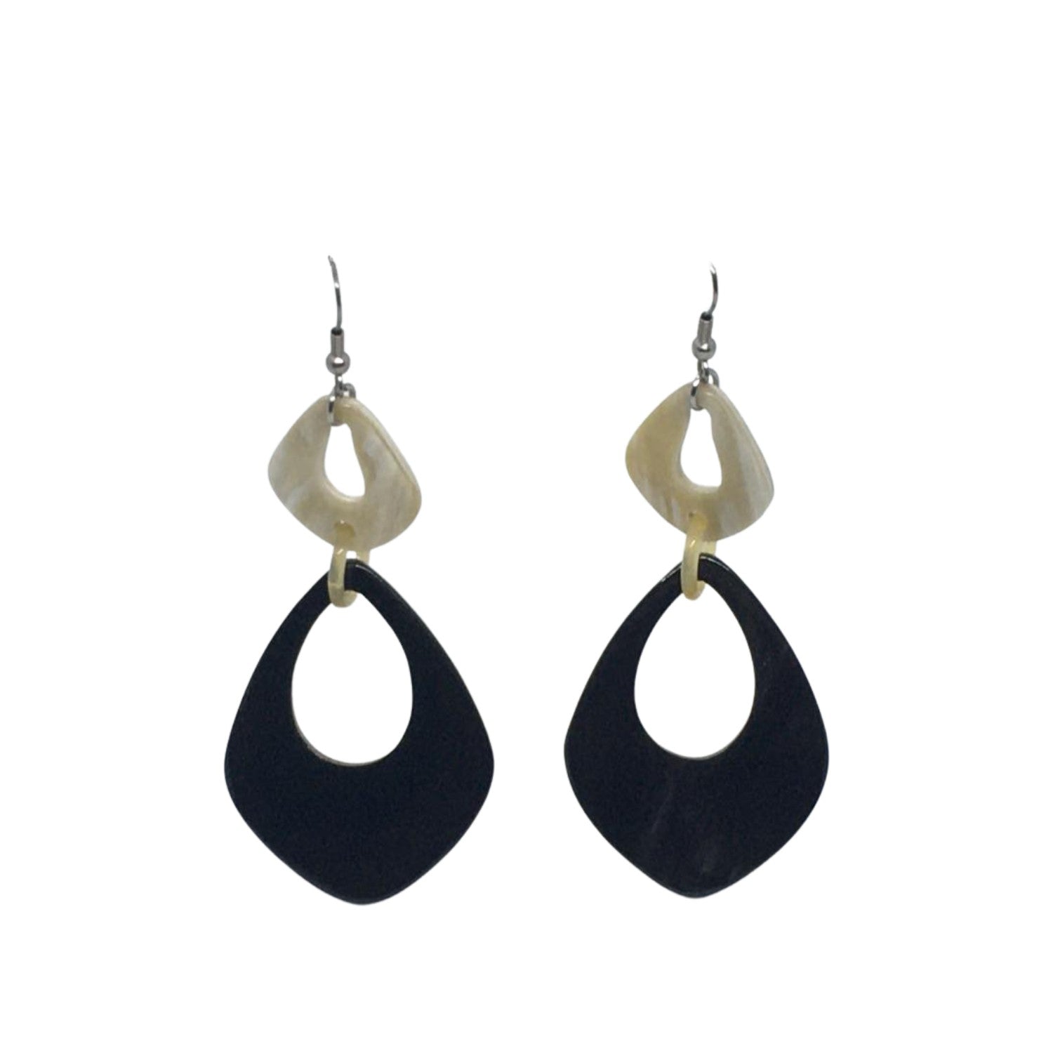 Ethical Handmade Buffalo Horn Luxury Earring 2