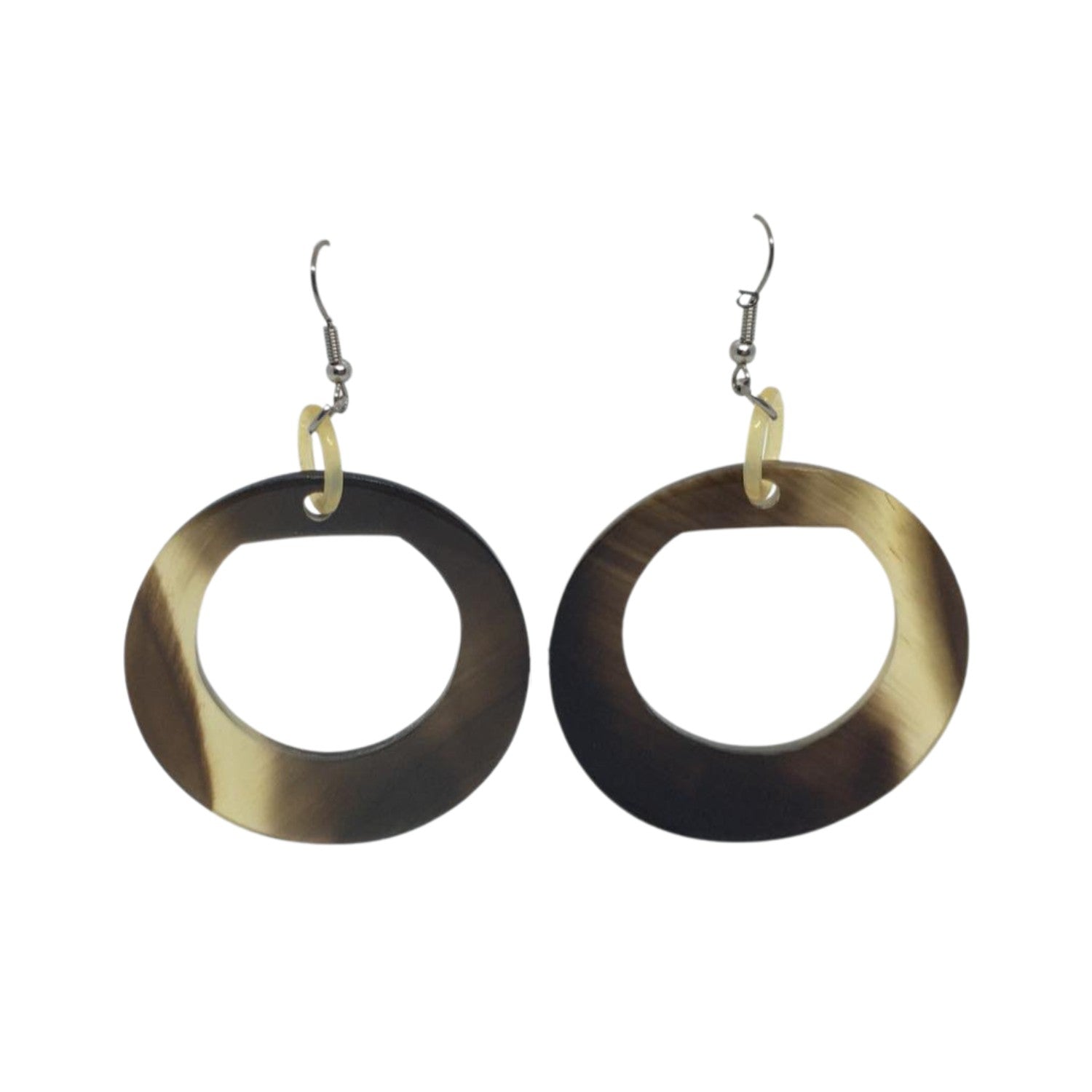 Ethical Handmade Buffalo Horn Luxury Earring 2