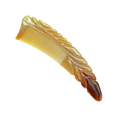 Ethical Handcrafted Buffalo Horn Comb 1